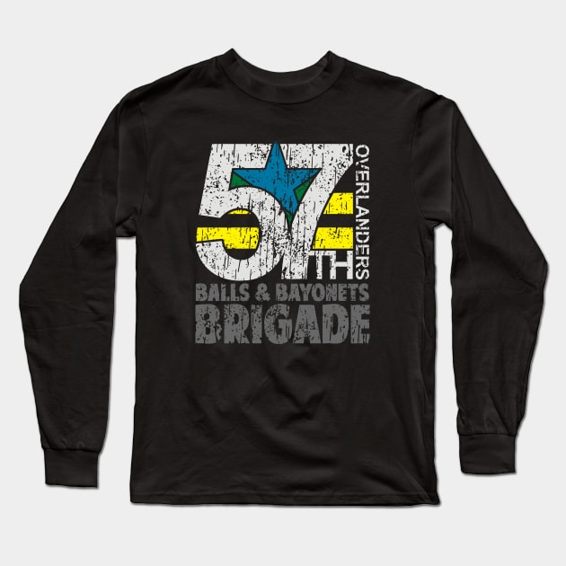 57th Overlanders Long Sleeve T-Shirt by bigdamnbrowncoats